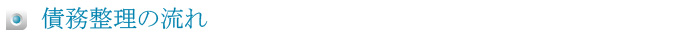 債務整理の流れ