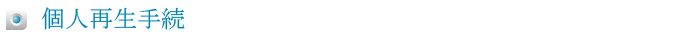 個人再生手続